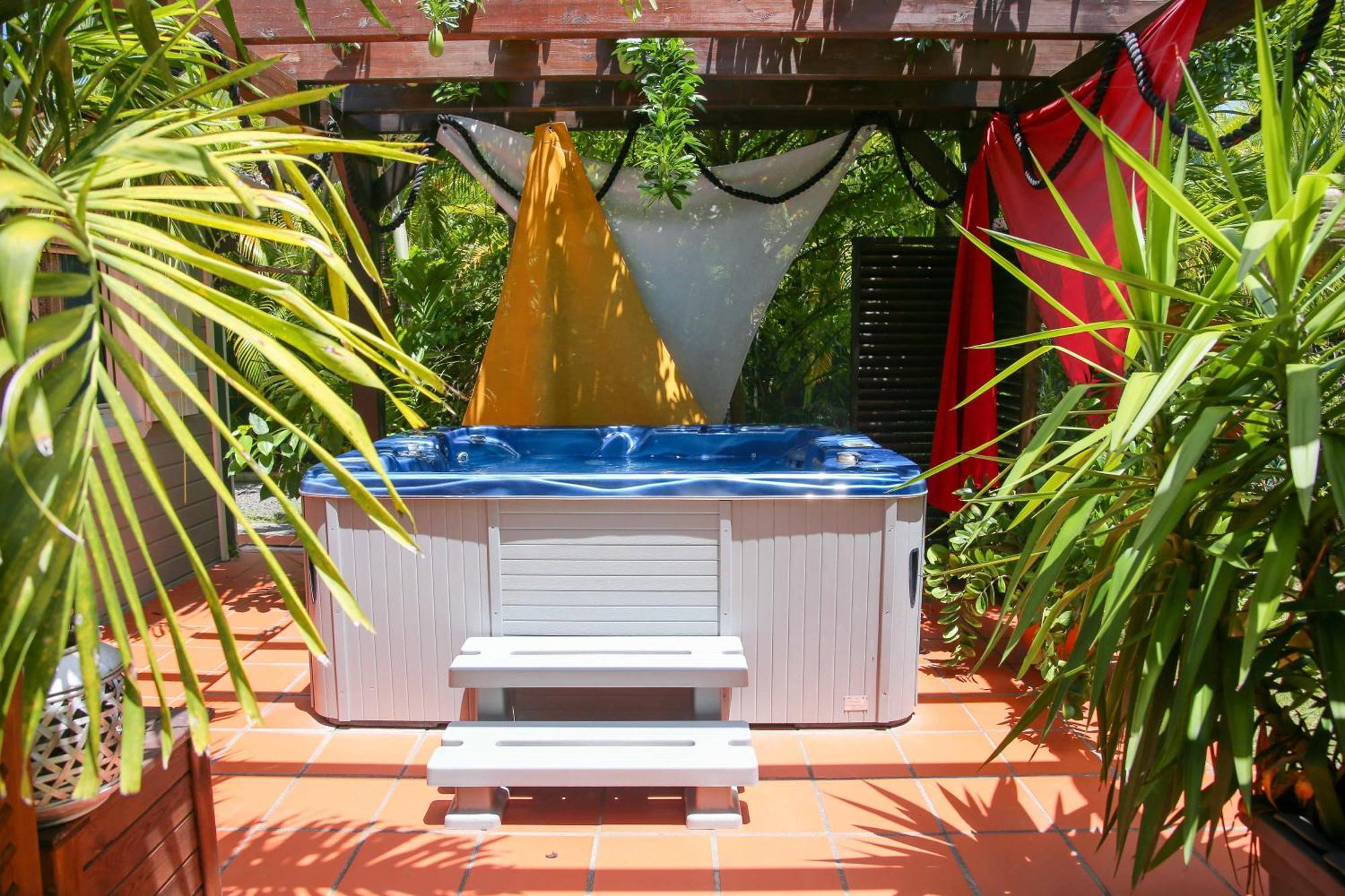 Les Nuits Galantes Mandevilla Maison Privee Avec Jacuzzi Saint-Francois  Esterno foto